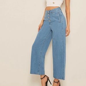 Wide leg jeans S